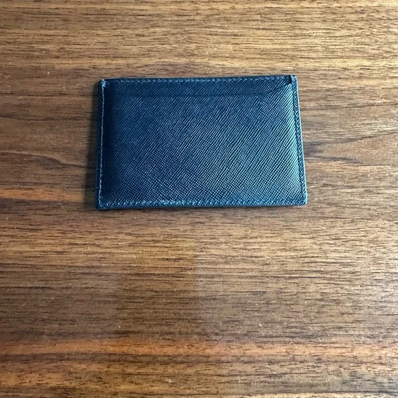 Prada Black Saffiano Leather Card Holder - Picture 4 of 4